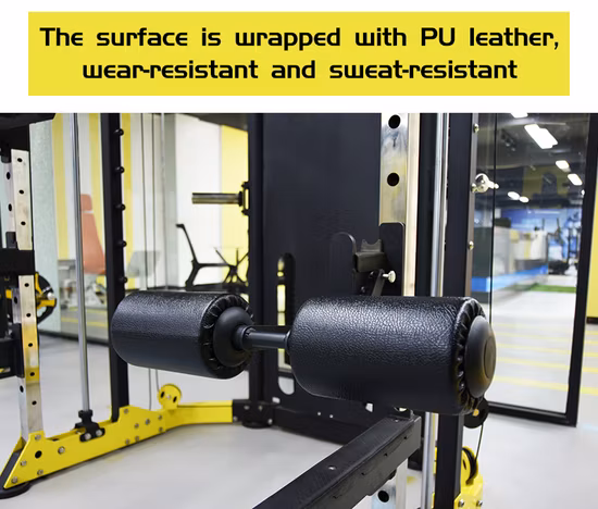 卸売新デザイン家庭用多機能トレーナージムフィットネス機器 3 で 1 コンボパワーラックスミスマシン付き